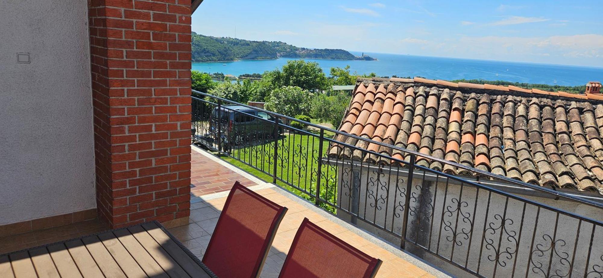 Sea View Apartment Renzzo Strunjan Eksteriør billede